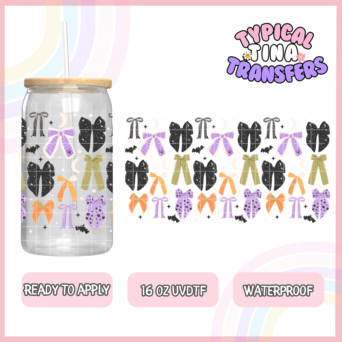 UVDTF #8219 | 16oz UVDTF Wrap | POD